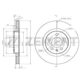 Comprar Disco de freno de ZEKKERT BS-5251B a bajo precio de 47,24 €