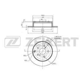 Comprar Disco de freno de ZEKKERT BS-5858B a bajo precio de 50,23 €