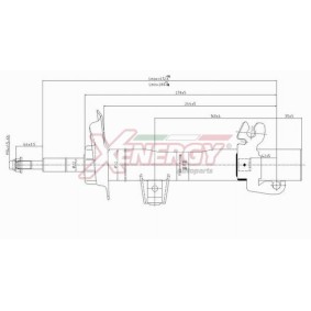 Comprar Amortiguador de AP XENERGY X621334 a bajo precio de 115,67 €