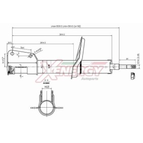Stoßdämpfer X928634 für FIAT
