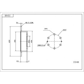 Acquista Disco freno da HART 232 488 a buon mercato per soli 27,57 €