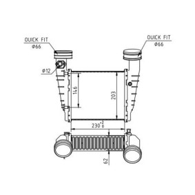 Achetez des Intercooler HART 605 580 à prix pour 86,28 €