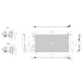 Klimakondensator 606 052 für MINI