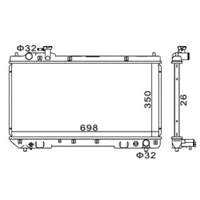 Achetez des Radiateur du moteur HART 606 454 à prix pour 160,39 €