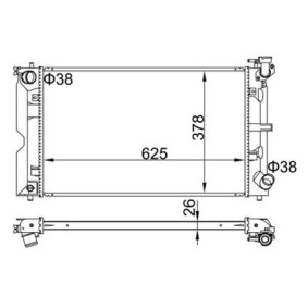 Achetez des Radiateur du moteur HART 606 459 à prix pour 128,83 €