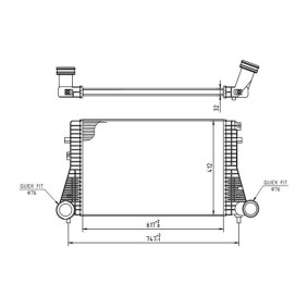 Achetez des Intercooler HART 607 412 à prix pour 138,88 €