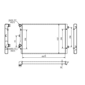 Achetez des Radiateur du moteur HART 610 659 à prix pour 95,70 €