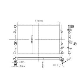 Achetez des Radiateur du moteur HART 611 169 à prix pour 115,78 €