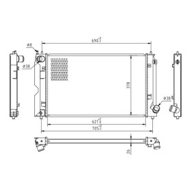 Achetez des Radiateur du moteur HART 620 236 à prix pour 106,90 €