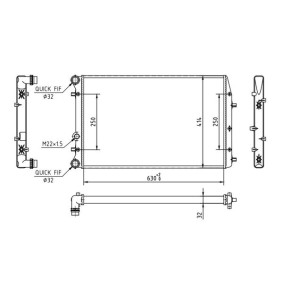 Achetez des Radiateur du moteur HART 620 251 à prix pour 80,91 €