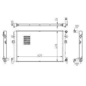 Achetez des Radiateur du moteur HART 623 790 à prix pour 141,04 €