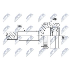Comprar Juego de articulación, árbol de transmisión de NTY NPZ-HY-550 a bajo precio de 50,24 €