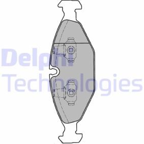 Acquista Kit pastiglie freni da DELPHI LP1000 a buon mercato per soli 48,16 €