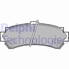 Compre Pastilhas de travão da DELPHI LP1012 a um preço baixo por 24,30 €