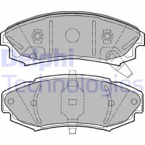 Compre Pastilhas de travão da DELPHI LP1151 a um preço baixo por 22,93 €