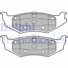 Compre Pastilhas de travão da DELPHI LP1162 a um preço baixo por 20,86 €