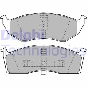 Compre Pastilhas de travão da DELPHI LP1164 a um preço baixo por 25,77 €