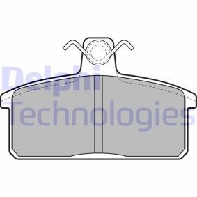 Compre Pastilhas de travão da DELPHI LP1201 a um preço baixo por 22,32 €