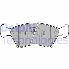 Compre Pastilhas de travão da DELPHI LP1231 a um preço baixo por 25,92 €