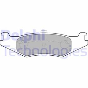 Compre Pastilhas de travão da DELPHI LP1520 a um preço baixo por 23,12 €