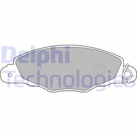 Compre Pastilhas de travão da DELPHI LP1554 a um preço baixo por 43,10 €