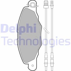 Compre Pastilhas de travão da DELPHI LP1629 a um preço baixo por 30,02 €