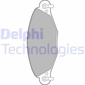 Compre Pastilhas de travão da DELPHI LP1655 a um preço baixo por 33,66 €
