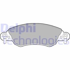 Compre Pastilhas de travão da DELPHI LP1656 a um preço baixo por 28,77 €