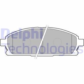 NISSAN Bremsbeläge von DELPHI