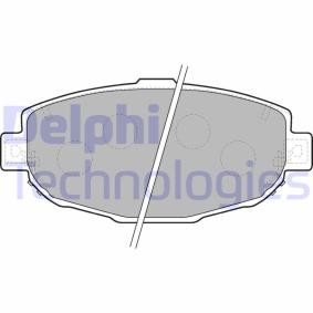 Kjøp Bremseklosser av DELPHI LP1661 til den lave prisen 399,55 NOK