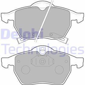 Compre Pastilhas de travão da DELPHI LP1731 a um preço baixo por 29,63 €