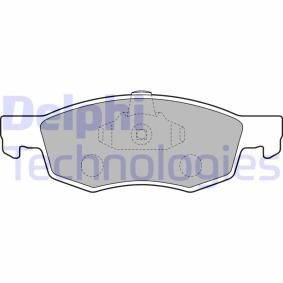 Compre Pastilhas de travão da DELPHI LP1796 a um preço baixo por 27,28 €