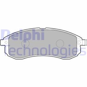 Bremsbeläge für MITSUBISHI von DELPHI