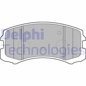 Bremsbeläge von DELPHI