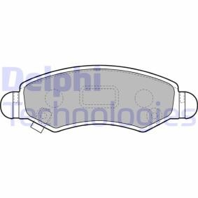 Compre Pastilhas de travão da DELPHI LP1919 a um preço baixo por 29,43 €
