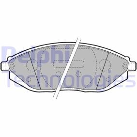 Compre Pastilhas de travão da DELPHI LP2218 a um preço baixo por 26,10 €