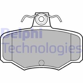Compre Pastilhas de travão da DELPHI LP617 a um preço baixo por 21,78 €