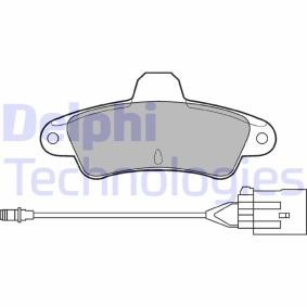 Compre Pastilhas de travão da DELPHI LP853 a um preço baixo por 17,38 €