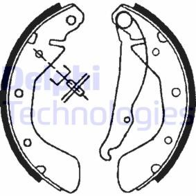 Compre Jogo de maxilas de travão da DELPHI LS1621 a um preço baixo por 22,36 €