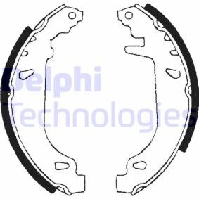 Compre Jogo de maxilas de travão da DELPHI LS1681 a um preço baixo por 17,66 €