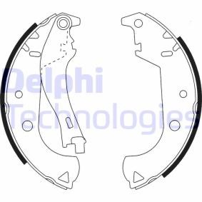 FIAT Bremsbackensatz von DELPHI
