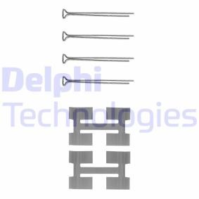 Compre Kit de acessórios, pastilhas de travão da DELPHI LX0033 a um preço baixo por 5,02 €