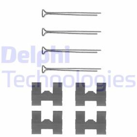 Compre Kit de acessórios, pastilhas de travão da DELPHI LX0040 a um preço baixo por 4,51 €