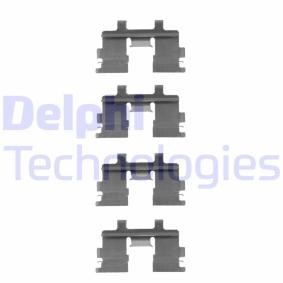 Køb Monteringssæt til bremseklodser af DELPHI LX0056 til den lave pris 78,95 DKK