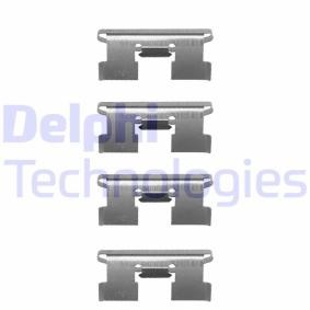ROVER Zubehörsatz, Scheibenbremsbelag von DELPHI