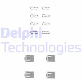 Compre Kit de acessórios, pastilhas de travão da DELPHI LX0075 a um preço baixo por 2,86 €