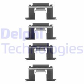 Comprar Kit de accesorios, pastillas de frenos de DELPHI LX0077 a bajo precio de 7,17 €