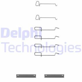 Achetez des Kit d'accessoires, plaquette de frein à disque DELPHI LX0080 à prix pour 8,39 €