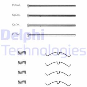 Compre Kit de acessórios, pastilhas de travão da DELPHI LX0100 a um preço baixo por 9,20 €
