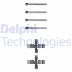 Comprar Kit de accesorios, pastillas de frenos de DELPHI LX0102 a bajo precio de 6,32 €